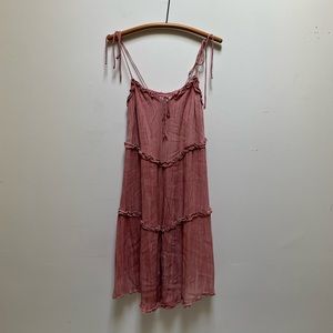 Hello Molly Pink Ruffle Dress